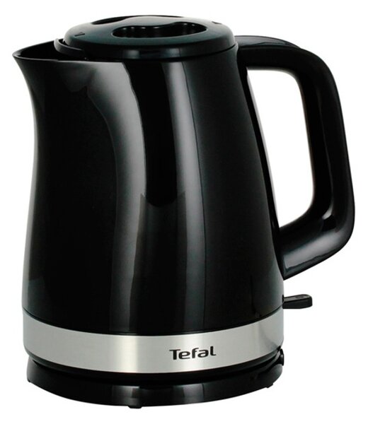 Електрическа кана Tefal Delfini Plus KO150F30, вместимост 1,5л, 2200W, черна