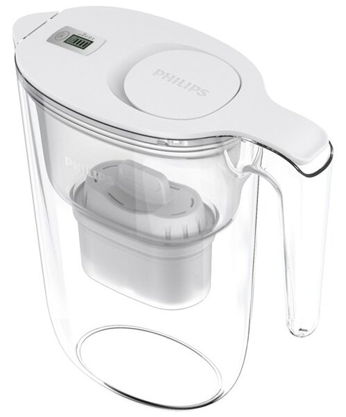 Кана за вода Philips AWP2933WHT/58, 2.6 литра, филтър Micro X-Clean, с таймер, бяла