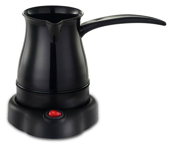 Електрическо джезве Rosberg R51165BS, 600W, вместимост 0.3 l, безжично, черно