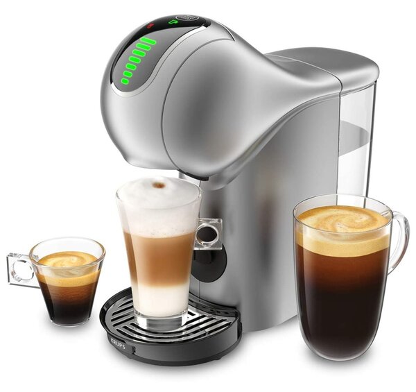 Кафемашина на капсули Krups Nescafe Dolce Gusto Genio S Touch, 1500W, 15 bar, 0.8 l обем на резервоара за вода, сребриста