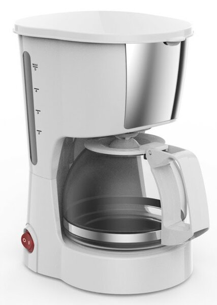 Кафемашина с кана Rosberg R51170F, 600W, 0.6л. обем на резервоара за вода, с филтър, бяла