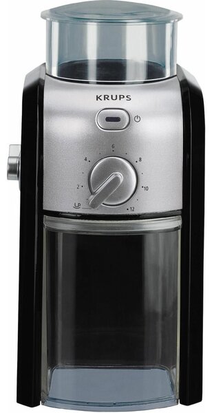 Кафемелачка Krups GVX242, 100W, 200г. капацитет, 17 степени на едрина, черна