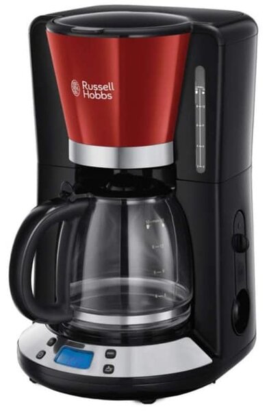 Кафемашина с кана Russell Hobbs Victory 24031-56, 1100W, технология Whirltech, таймер, червен/черен