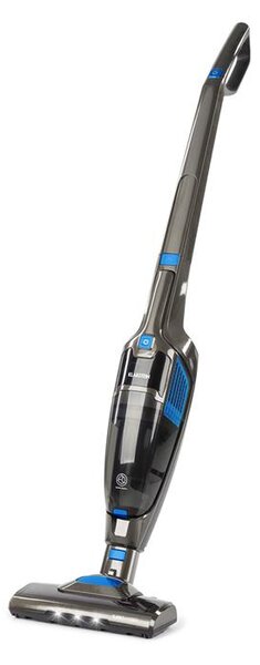 Klarstein TurboHybrid, прахосмукачка, за подове ръчна прахосмукачка, метално син