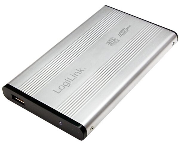Кутия 2.5" (6.35 cm) LogiLink UA0041A за 2.5" (6.35 cm) HDD, SATA, USB, алуминиева