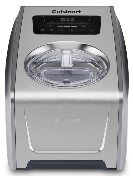 Машина за сладолед Cuisinart Freeze Ease Pro ICE150E, 150W, 1.5 л, 3 степени, 4 програми, Компресор, Инокс