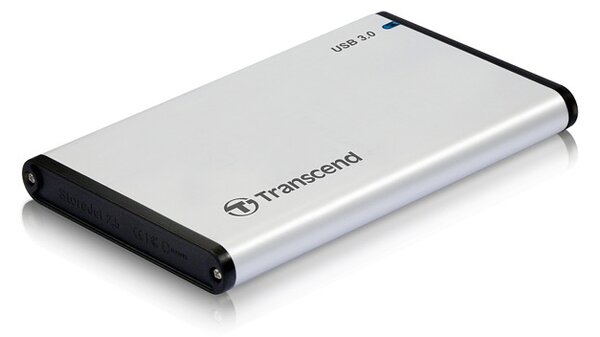 Кутия 2.5" (6.35 cm) Transcend StoreJet SATA, USB3.0, алуминиев корпус