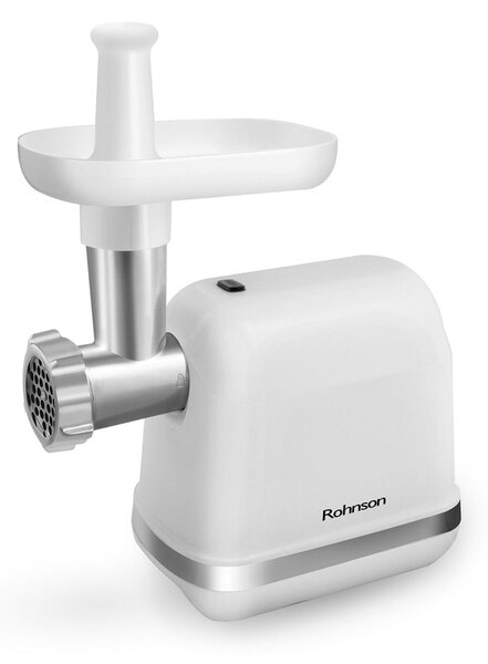Месомелачка Rohnson R-5409, 1 кг/мин, ножчета от неръждаема стомана, 1300W, бяла