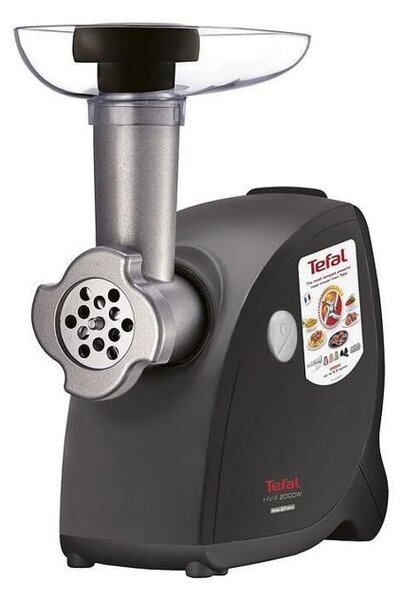 Месомелачка Tefal NE477838, решетки от неръждаема стомана, 2000W, черна