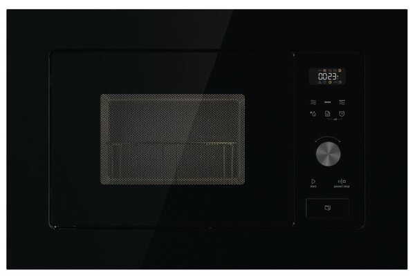 Микровълнова фурна Gorenje BM201AG1BG, за вграждане, с грил, електронно управление, 800W, 20l обем, 5 степени на мощност, черна