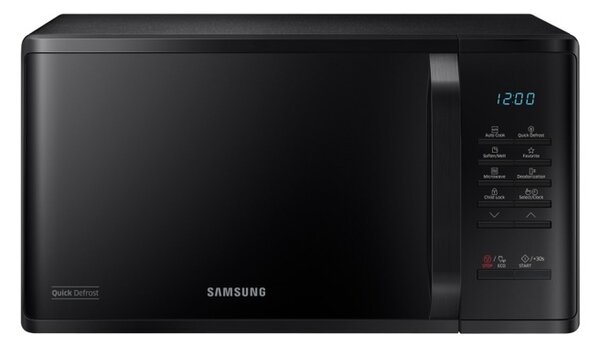 Микровълнова фурна Samsung MS23K3513AK/OL, електронно управление, 800 W, 23 л. обем, 6 степени на мощност, черна