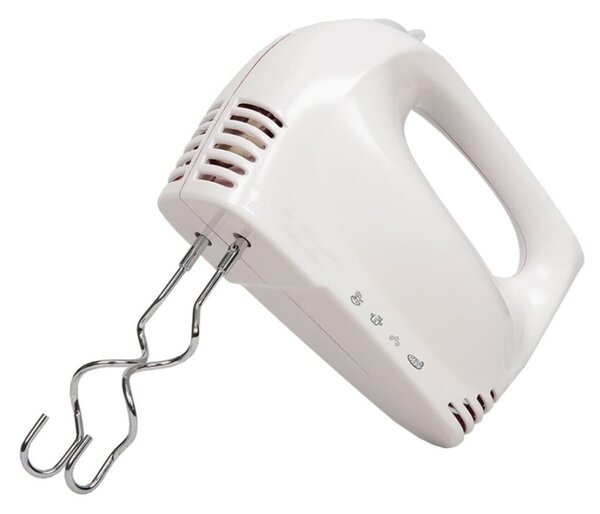 Миксер Crown CMH-2565 R, 300W, 7 степени на работа, бъркалки за тесто, бял