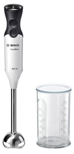 Пасатор Bosch MS61A4110, 800 W, 12 степени на работа, QuattroBlade - технология, бял