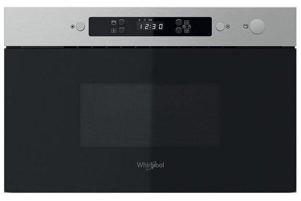 Микровълнова фурна Whirlpool MBNA900X, за вграждане, електронно управление, 750W, 22l обем, инокс