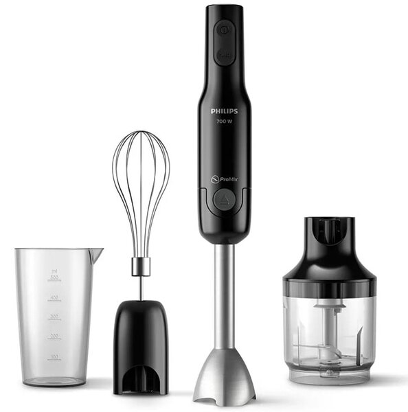 Пасатор Philips HR2543/90, 700W, 2 скорости, турбо, черен