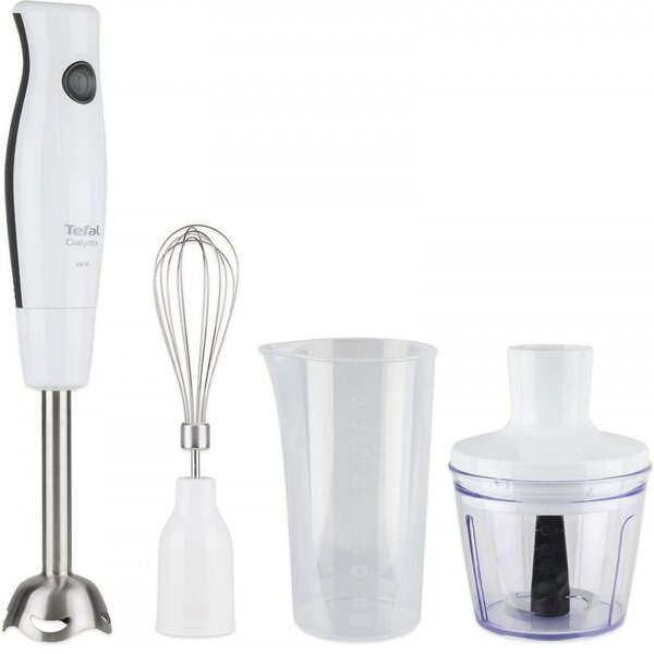 Пасатор Tefal DAILYMIX HB533138, 600W, 1 степен на работа, 0.8 l обем на купата, бял