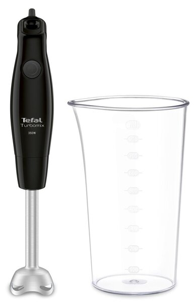 Ръчен пасатор Tefal HB121838 Turbomix, 350W, 1 скорост, 2 остриета Zelkrom, черен