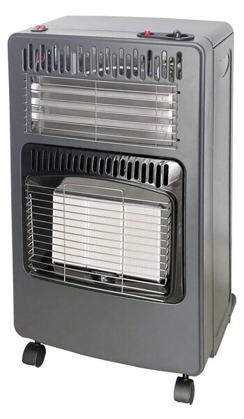 Кварцова печка Elite EGERH-1218, 4200W, 3 степени на мощност, 3 нагревателя, черна