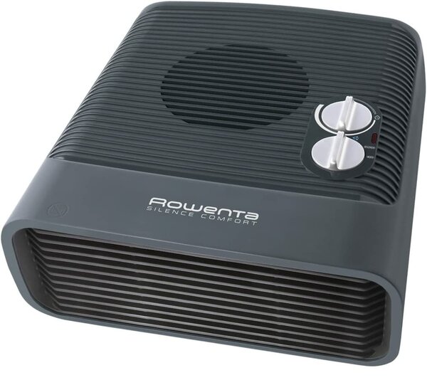 Вентилаторна печка Rowenta SO5115F0, 2 степени на мощност, термурегулатор, 2400W, сива