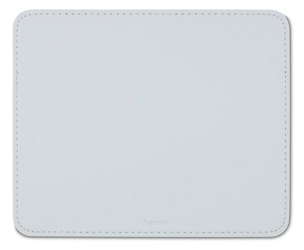 Подложка за мишка Hama Leather Look, сива, 223 x 183 x 3 мм