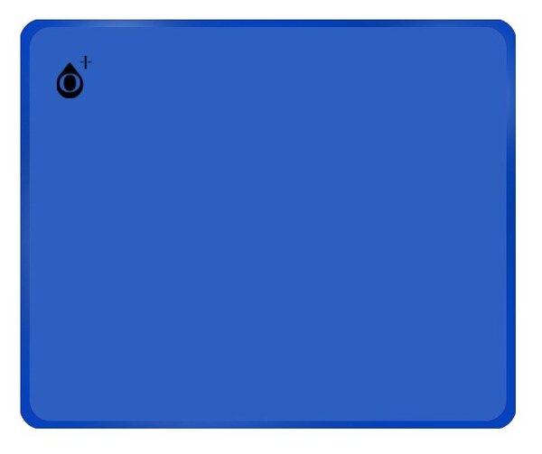Подложка за мишка One Plus M2936, синя, 245 x 210 x 1.5 mm