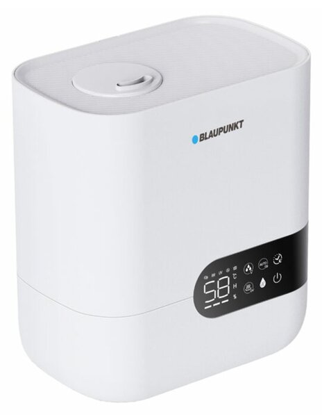 Овлажнител на въздух Blaupunkt AHS902, 155W, 4.5 l резервоар, 450 ml/h, ниско ниво на шум, бял