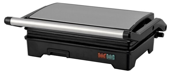 Грил преса Crown CGO-902BS, незалепващи плочи, 900W