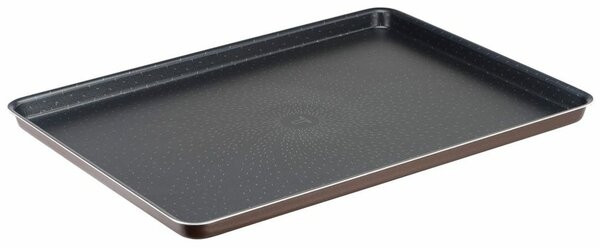 Тава за печене Tefal J5547002, 38x28 см, алуминий, незалепващо покритие, кафява