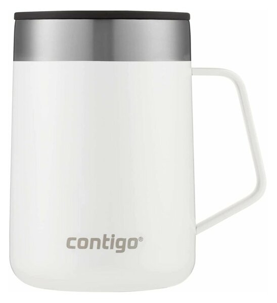 Термочаша Contigo Streeterville THERMALOCK Desk, 0.42л., неръждаема стомана, без BPA, бяла