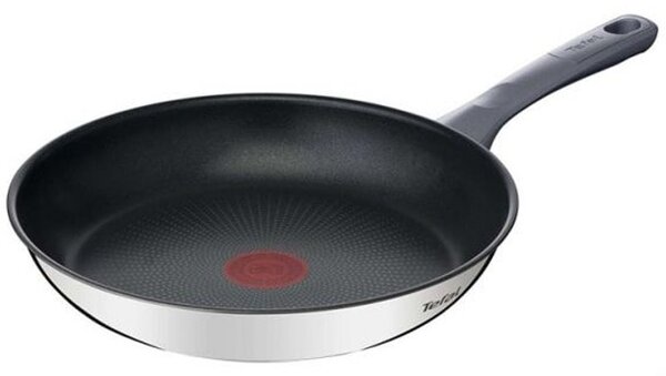 Тиган Tefal G7300655, неръждаема стомана, титаниево покритие, 28 см диаметър, сребрист