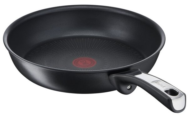 Тиган Tefal G2550672, 28 cm диаметър, незалепващо покритие, температурен индикатор Thermo-Spot, черен