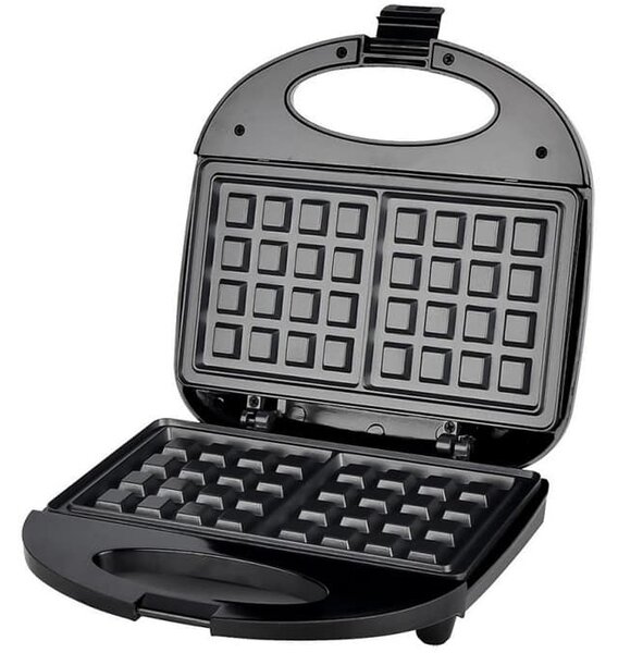 Гофретник Esperanza EKT008, 1000W, незалепващо покритие, черен