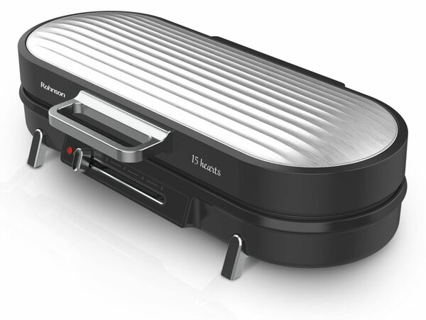 Гофретник Rohnson R-2206, 1200W, незалепващи плочи, сив/черен