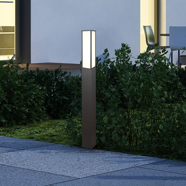 Trio Lighting LED осветление за пътеки Fuerte, антрацит, алуминий, IP54, Черен, Метал, Модерен