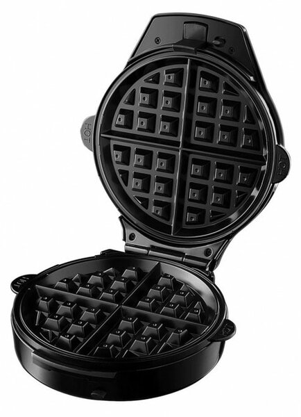 Гофретник Russell Hobbs Fiesta 24620-56, незалепващи плочи, бордо/черен