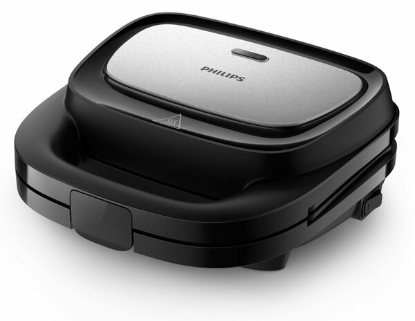 Тостер преса Philips HD2350/80, незалепващи свалящи се плочи, 750W