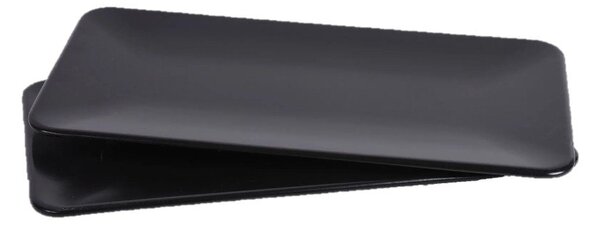 Черни керамични чинии в комплект от 2 - Hermia