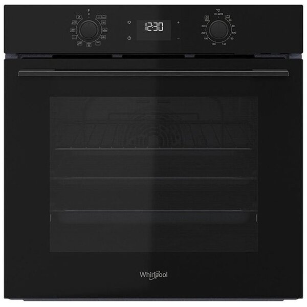 Фурна за вграждане Whirlpool OMK58HU1B, клас A+, 71л. обем, 8 програми на готвене, 2900W, черна