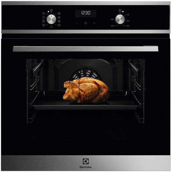 Фурна за вграждане Electrolux EOD5H70BX, 65л. обем, 8 програми, Функция SteamBake за добавена пара, енергиен клас А, инокс
