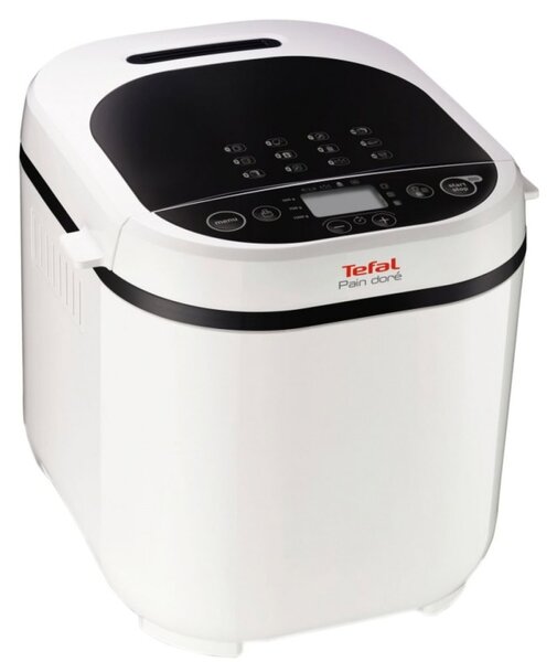 Хлебопекарна Tefal PF2101, 720W, 12 програми, вместимост до 1000g, бяла