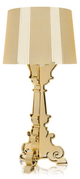 Kartell Bourgie LED настолна лампа E14, златна, Затъмняване, Злато / месинг, Дневна/трапезария, Пластмаса, Дизайн