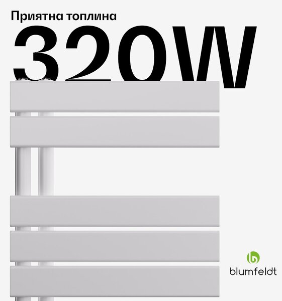 Blumfeldt Fairmont радиатор, 45 x 80 см, стенен, модерен дизайн, топлоустойчив