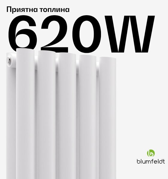 Blumfeldt Tallheo радиатор 120x30 620W