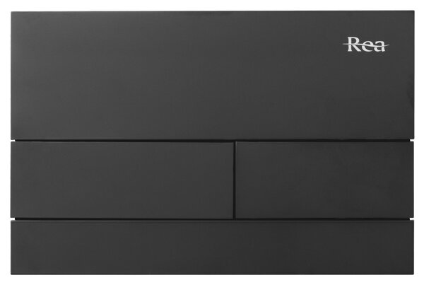 Бутон за тоалетна K011A-Q и Slim024N Rea T Black Matt