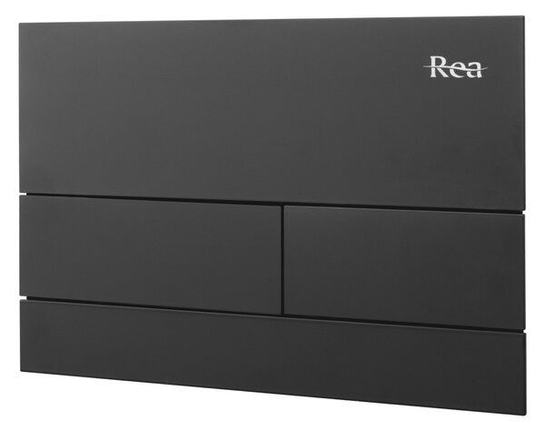 Бутон за тоалетна K011A-Q и Slim024N Rea T Black Matt
