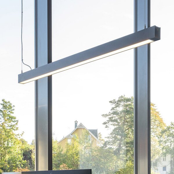 The Light Group SLC LED лента CLICK, черна, 112 cm, CCT, DALI, IP20, Затъмняване, Черен, Дневна/трапезария, Алуминий, Модерен