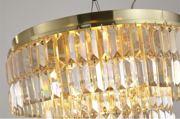 Searchlight 61321-6SB - Таванно осветително тяло EMPIRE 6xE14/60W/230V IP44