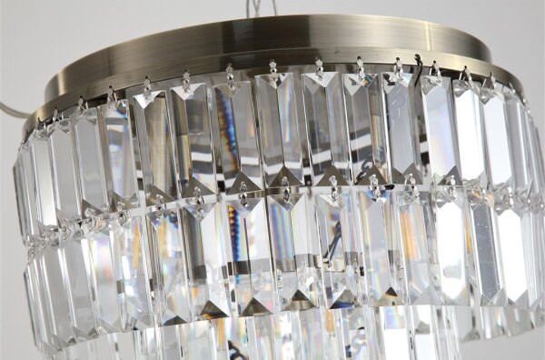 Searchlight 61321-4AB - Таванно осветително тяло EMPIRE 4xE14/60W/230V IP44