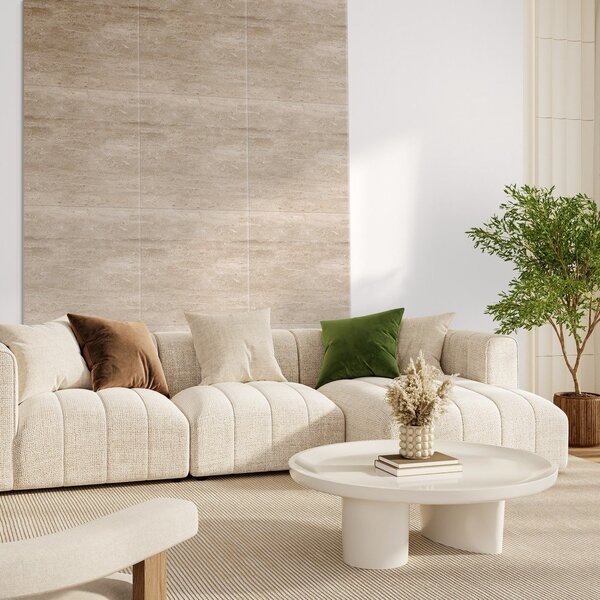 Текстилни акустични панели в комплект 2 бр. 60x60 cm Travertine II – Styler