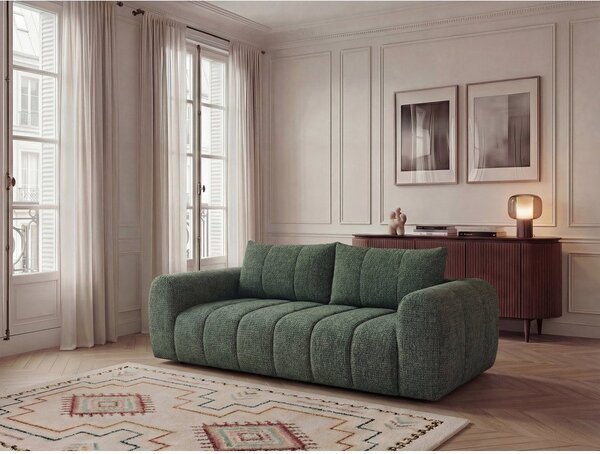 Тъмнозелен диван 242 cm Nesty – Bobochic Paris